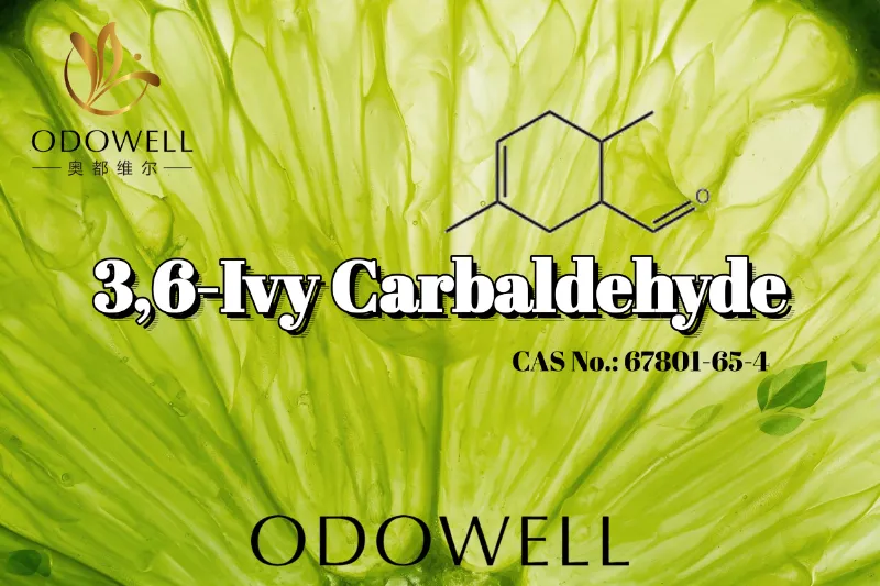 ODOWELL Suadet 3,6-Ivy Carbaldehyde pro Vehementer Green et Tart Citri Odore Applications